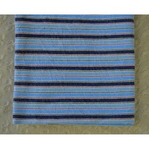 Koala Baby Blue Stripe Flannel Receiving Blanket Red White Lovey Security